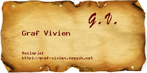 Graf Vivien névjegykártya